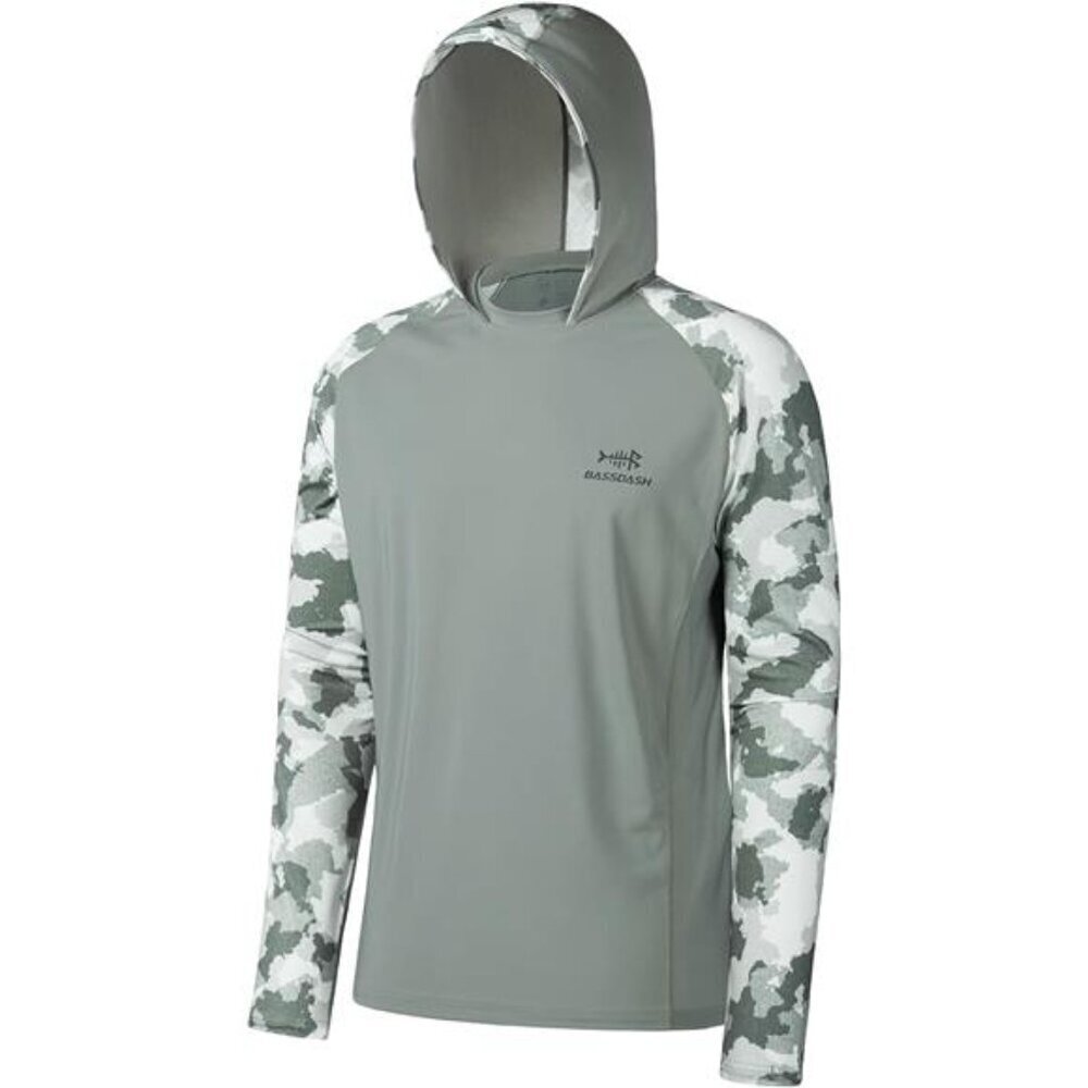 Performance Fishing Hoodie UPF 50+ Camo Long Sleeve Men